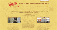 Desktop Screenshot of barefootpuppets.com